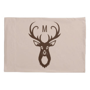 Deer with Your Monogram pillowcases