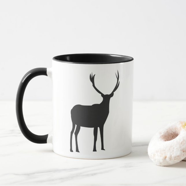 Deer Xmas Animal Mug (With Donut)