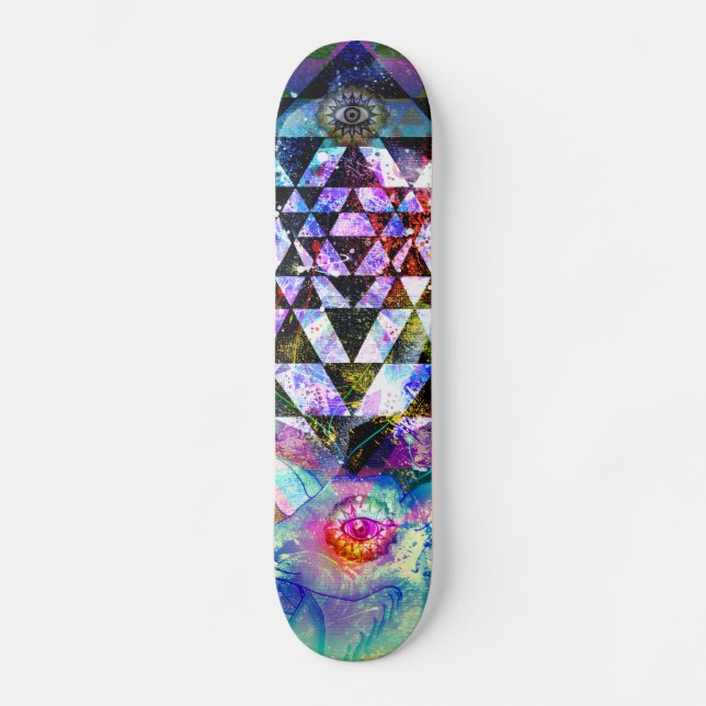 Deer Yantra Skateboard (Front)