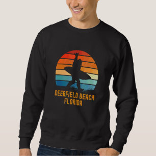 Deerfield Beach  Florida Sasquatch Souvenir Sweatshirt