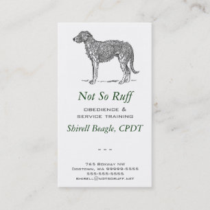 Deerhound Dog Business Card