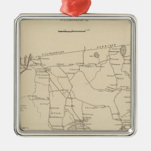 Deering, Hillsborough Co Metal Ornament