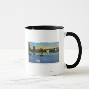 Deering Oaks Fountain and Duck House View Mug