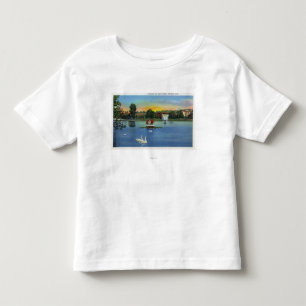 Deering Oaks Fountain and Duck House View Toddler T-shirt