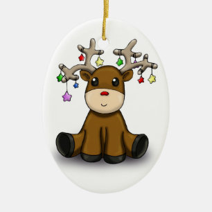 Deers Ceramic Ornament