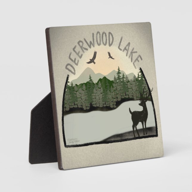 Deerwood Lake Deer Inspirivity Plaque (Front)