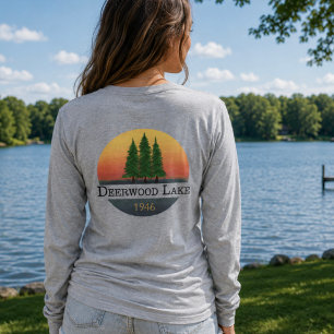 Deerwood Lake Sunset long t’shirt T-Shirt