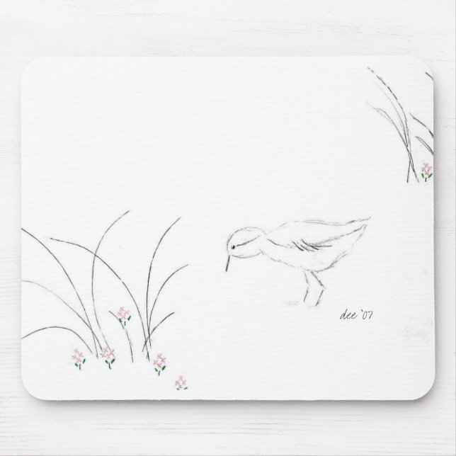 Dee's Sandpiper - Highcountryhiker Mouse Pad (Front)