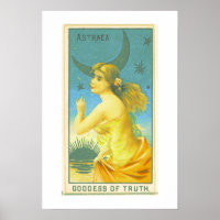Déesse de la Vérité, Astrée, Poster Imprimer