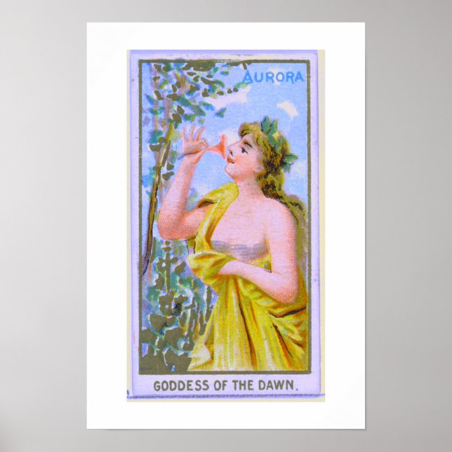 Déesse de l'aube, Aurora, Poster Imprimer (Devant)