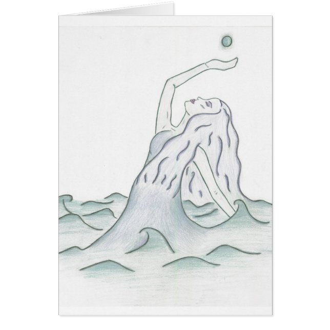 Déesse de mer tenant la lune (Devant)