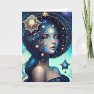 Déesse des étoiles Toutes les occasions Carte de v