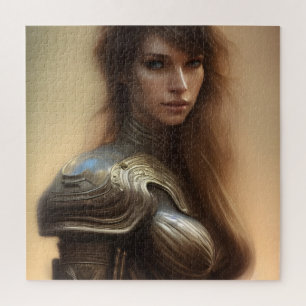 Déesse guerrière AI généré Jigsaw Puzzle