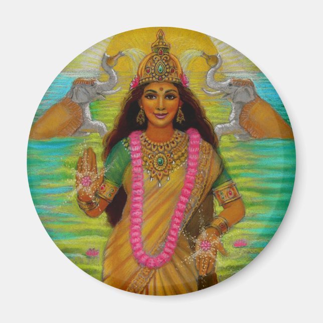 Déesse Lakshmi Magnets (Devant)