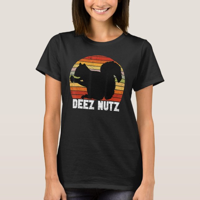 Deez Nuts Nutcracker Christmas Pajama Funny Ugly X T-Shirt (Front)
