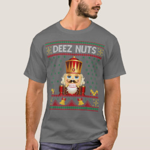 Deez Nuts Nutcracker Funny Ugly Christmas Sweat
