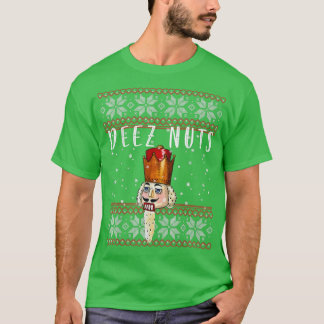 Deez Nuts Nutcracker Funny Ugly Christmas Sweater