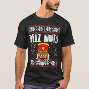 Deez Nuts Nutcracker Funny Ugly Christmas Sweater