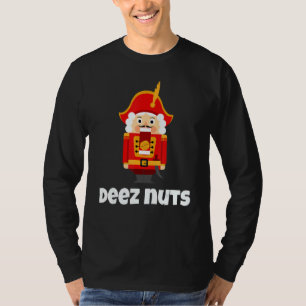 Deez Nuts Nutcracker Men & Women Matching Pyjamas T-Shirt