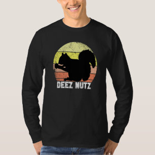 Deez Nutz Christmas Gopher Saying Dees Nutz Ugly T-Shirt