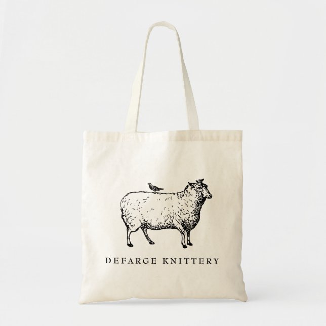 Defarge Knittery Mini Tote Bag (Front)