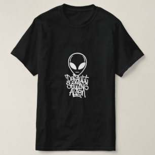 Default Setting Alien (Style 2 Black) T-Shirt