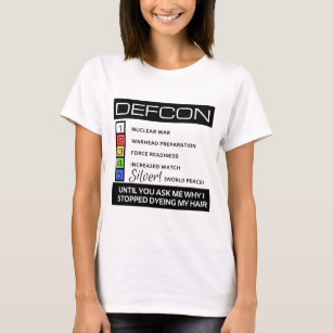 DEFCON 5 Silver World Peace Womens Tshirt