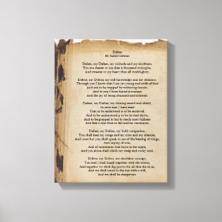 Defeat By Kahlil Gibran  Canvas Print