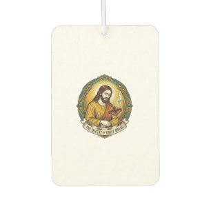 Defeated Jesus Smoking Burnt Toast Breakfast Kitch Air Freshener