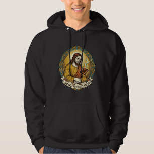 Defeated Jesus Smoking Burnt Toast Breakfast Kitch Hoodie