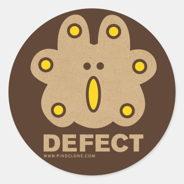 DEFECT sticker (Front)
