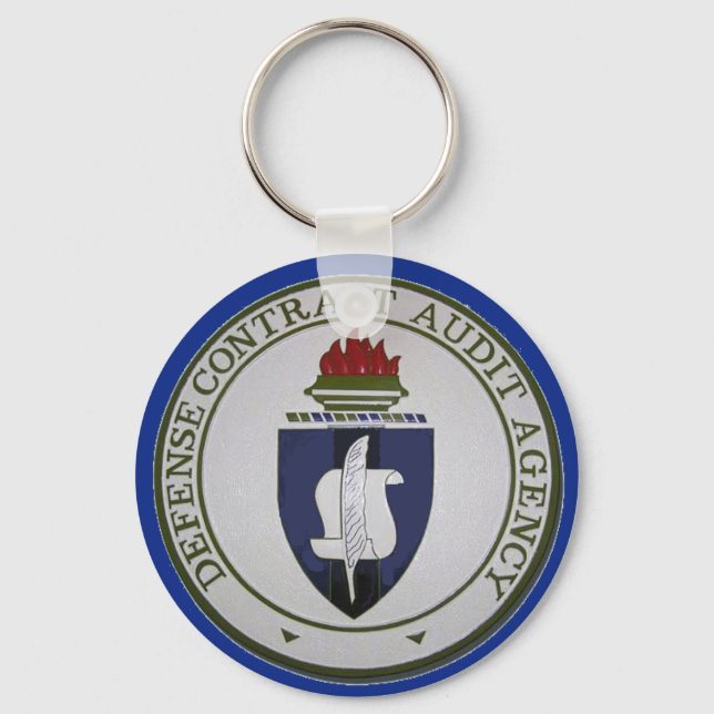 Defence Contract Audit Agency Logo Keychain (Front)