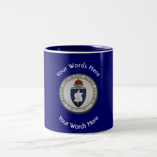 Defence Contract Audit Agency Shield Two-Tone Coffee Mug