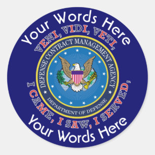 Defence Contract Management Agency Custom Sticker