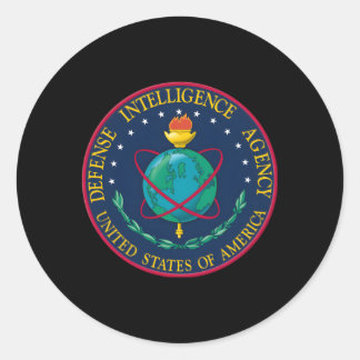 Defence Intelligence Agency Dia Dod Military Classic Round Sticker