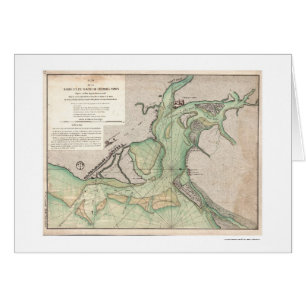 Defence of Charleston SC Map 1778