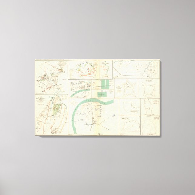Defences Chattanooga Canvas Print (Front)