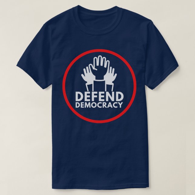 Defend Democracy 15 T-Shirt (Design Front)
