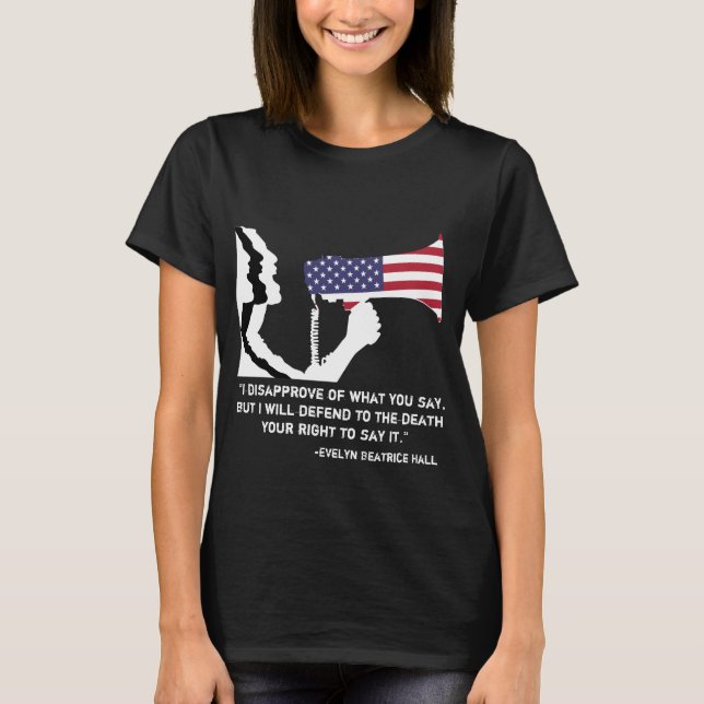 Defend Free Speech Women's T T-Shirt (Front)