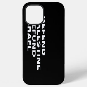 Defend Palestine defund Israel- Anti Israel iPhone 12 Pro Max Case