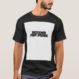 Defend Pop Punk College Font T-Shirt