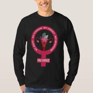 Defend Roe V Wade Pro Choice Abortion Rights Femin T-Shirt