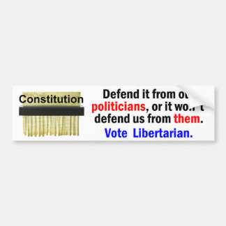 Defend The Constitution Bumper Sticker