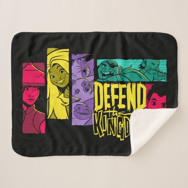 Defend the Kingdom Sherpa Blanket (Front (Horizontal))