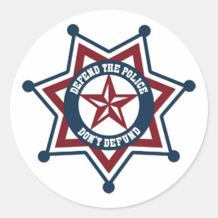 Defend the Police - Patriotic Stickers