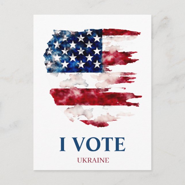 Defend Ukraine Political Postcard (Front)