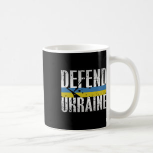 Defend Ukraine Support Defense Ukraine Army Milita Coffee Mug