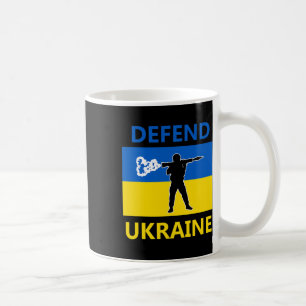 Defend Ukraine - Support Ukraine - Flag Rpg Soldie Coffee Mug