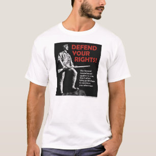 Defend your Second Amendment rights T-shirt (black