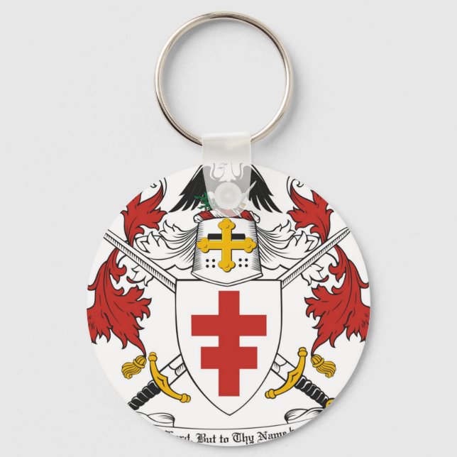 DEFENDER OF THE FAITH  KNIGHTS TEMPLAR EMBLEM KEYCHAIN (Front)